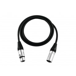 PSSO XLR cable 3pin 3m bk Neutrik